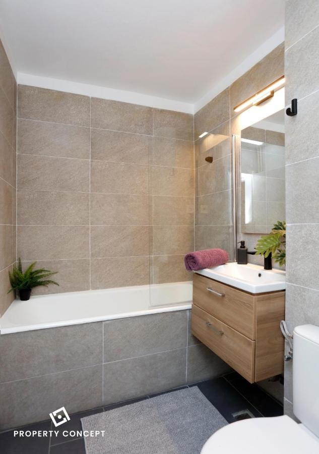 Bright & Relaxing Stay Studio Bucureşti Eksteriør bilde